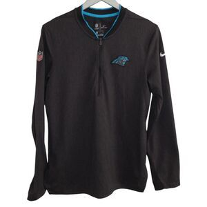 Nike NFL On Field Dri Fit Carolina‎ Panthers 1/4 Zip Pullover Men’s Size S